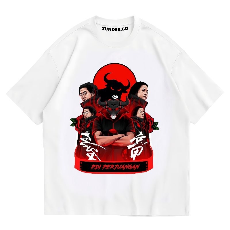 T SHIRT  " PDI PERJUANGAN " MERCHANDISE KAOS PRIA DAN WANITA