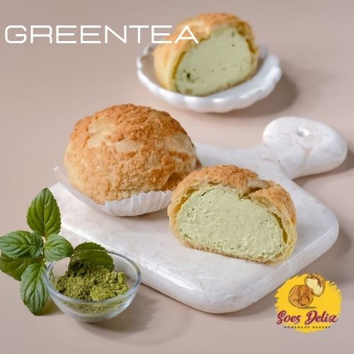 

RK12 Kue Sus Soes Deliz Renyah rasa keju greentea biscoff cookies n cream isi 10 pcs