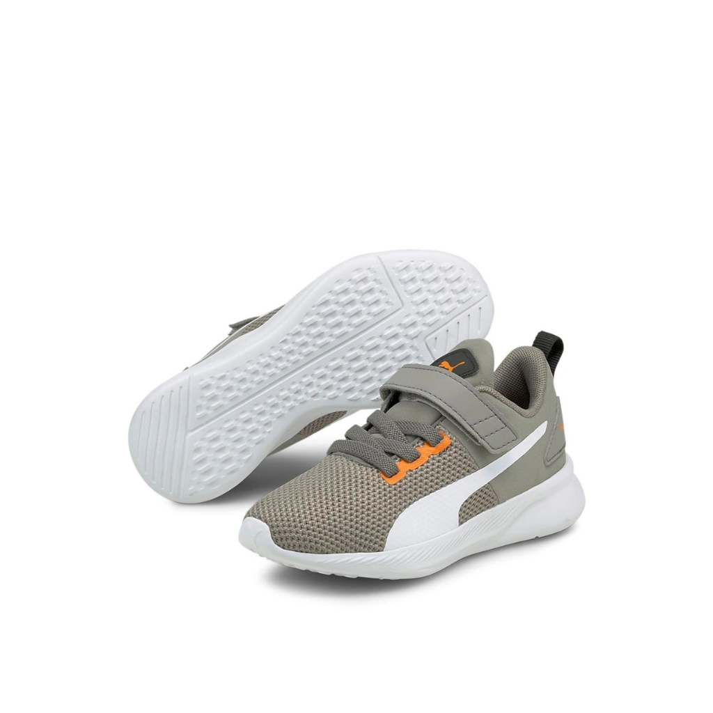 Sepatu Puma Anak PUMA Flyer Puma Runner V PS White-Steeple Gray 192929 26
