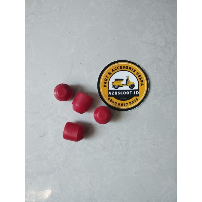 Karet Peluru Bumper Depan Vigano NOS Merah