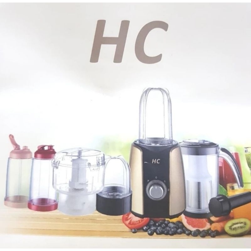 BLENDER FOOD CHOPPER GRINDER JUICER PROCESSOR 7IN1 7 IN 1 SET HC ORIGINAL MIRIP EZ BLEND UNTUK BIKIN