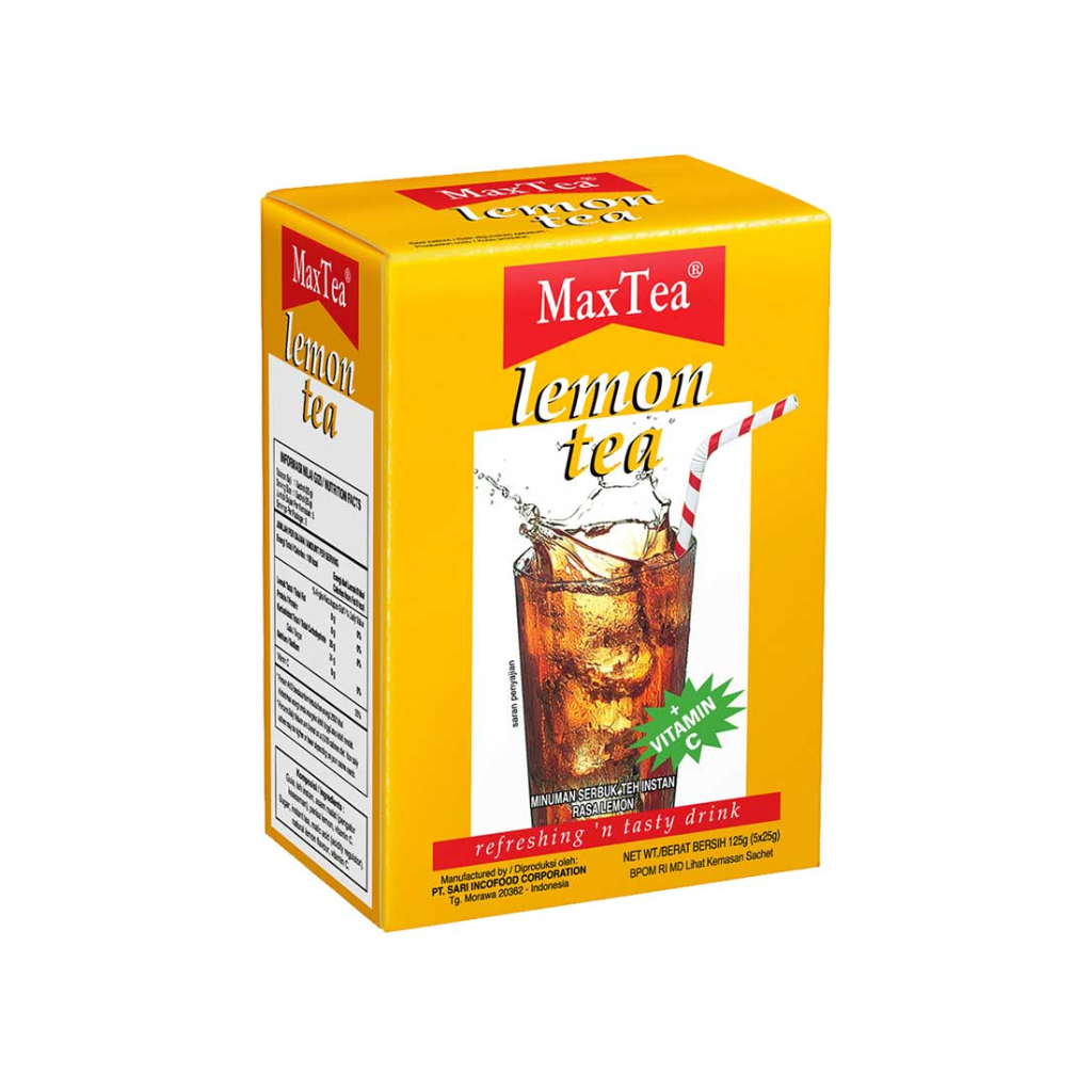 

Max Tea Instan Drink Lemon Tea 5X25gr