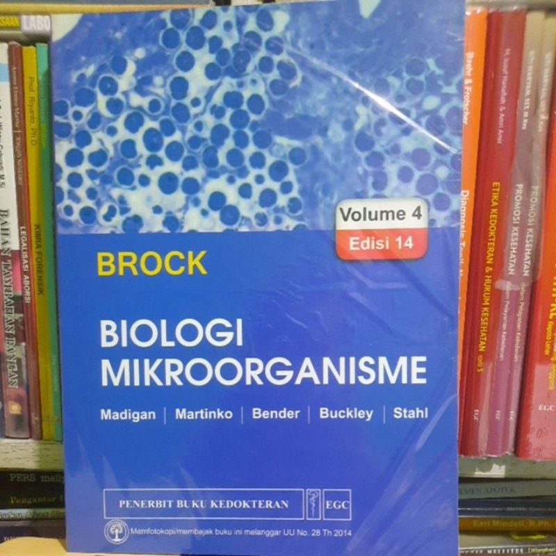 ORIGINAL BROCK BIOLOGI MIKROORGANISME VOLUME 4 EDISI 14