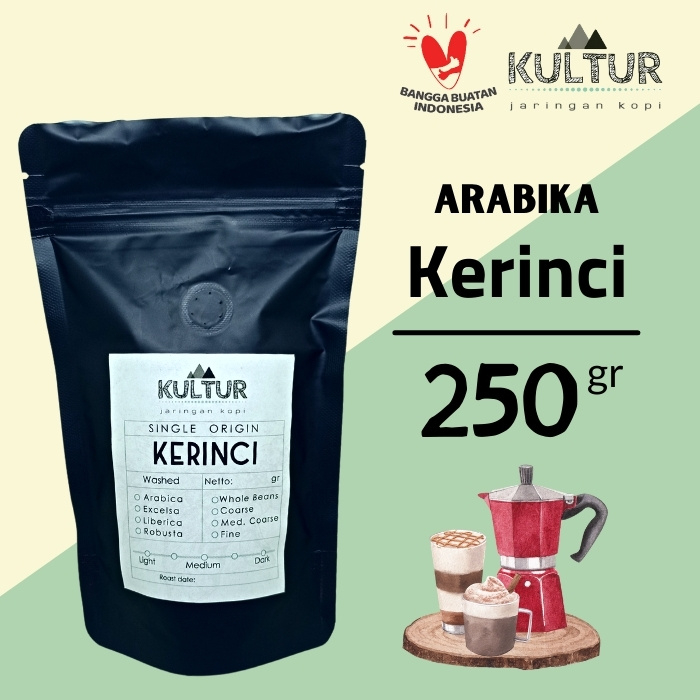 

COFFEE BEAN BIJI KOPI ARABIKA KERINCI 250 GR