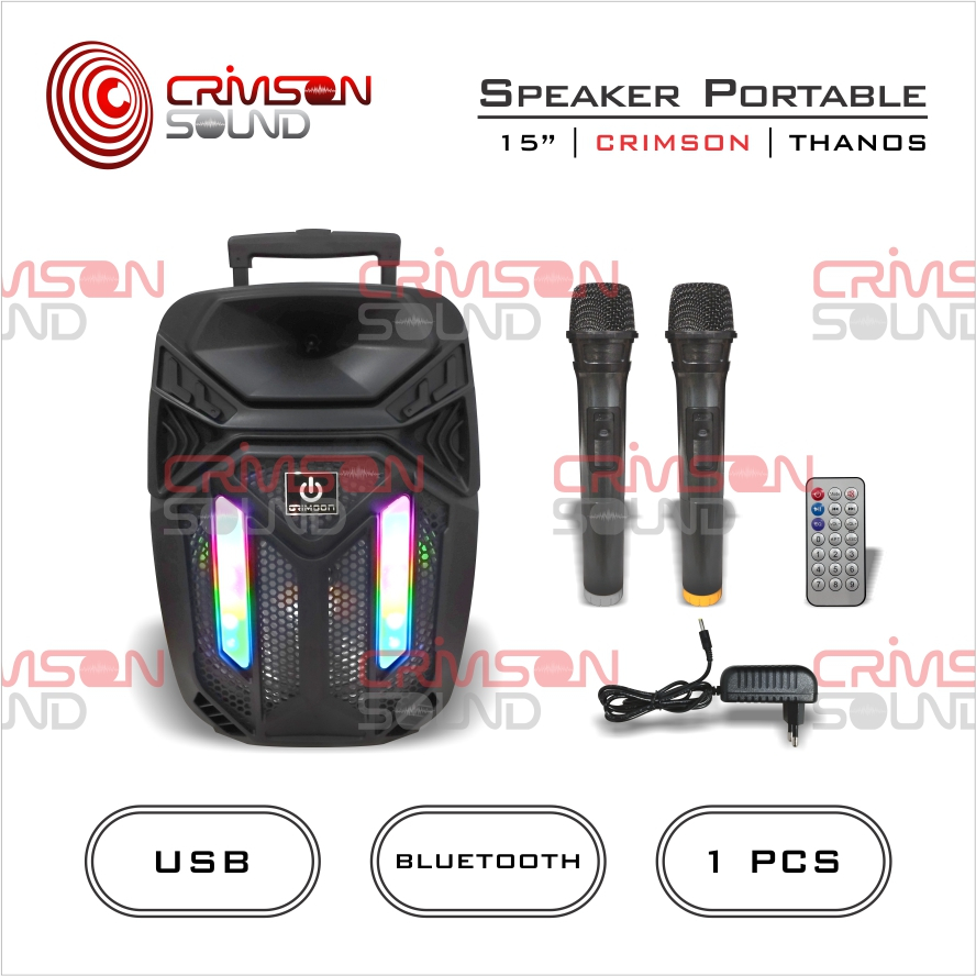 Speaker Meeting 15 Inch Portable CRIMSON - THANOS