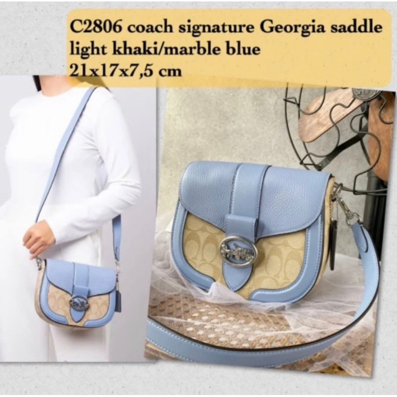 Coach georgie saddle preloved