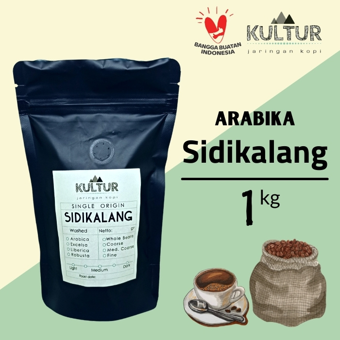 

COFFEE BEAN BIJI KOPI ARABIKA SIDIKALANG PREMIUM 1 KG