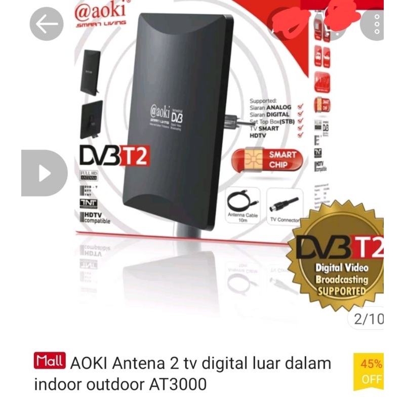 antena digital Aoki AT3000