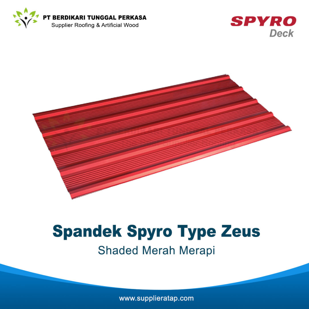 ATAP SPANDEK SPYRO TYPE ZEUS / ATAP SPANDEK WARNA