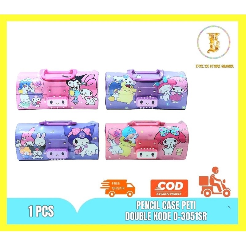 

Kotak Pensil Peti Karton TEBAL KODE SANRIO KUROMI UNICORN Double Kode Kunci luar Dalam kotak pensil anak perempuan unik lucu karakter susun