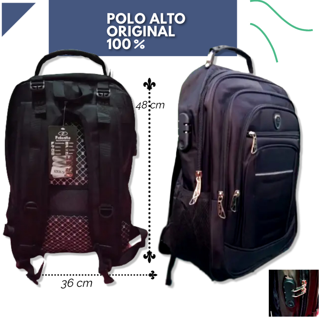 Tas polo alto ori/ Tas sekolah/Tas kuliah/tas ransel polo alto