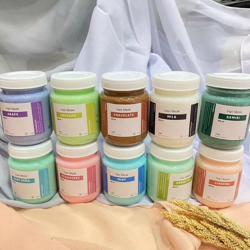 Hair Mask (Menutrisi rambut agar lebat berkilau)