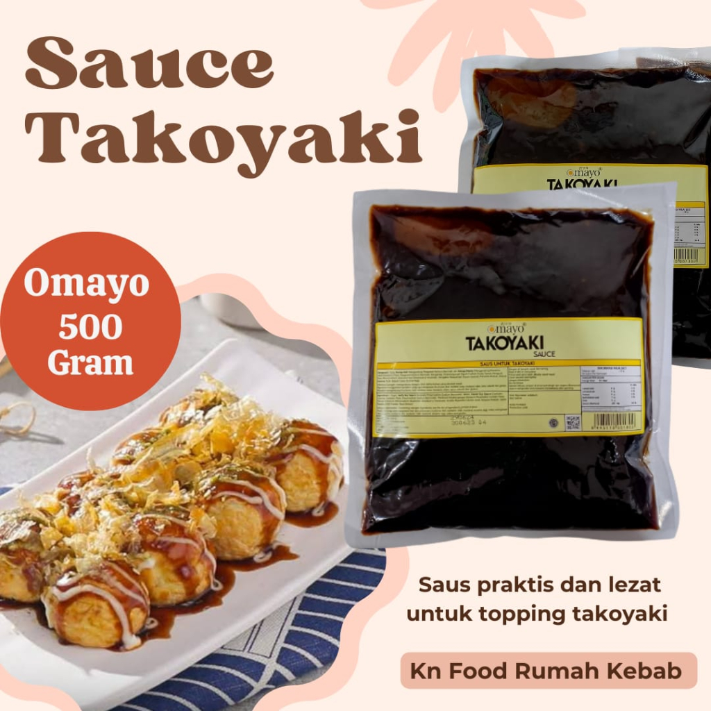 

Saus Takoyaki 500Gr - Saus Takoyaki - Saus Okonomiyaki - Saus Takoyaki