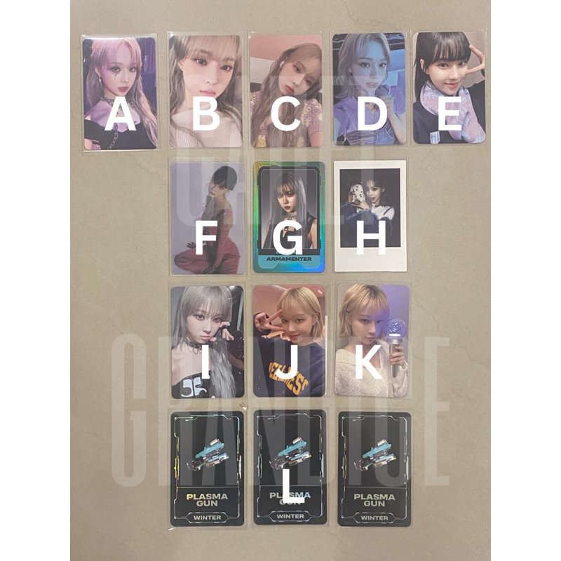 aespa Winter PC Photocard Album Benefit