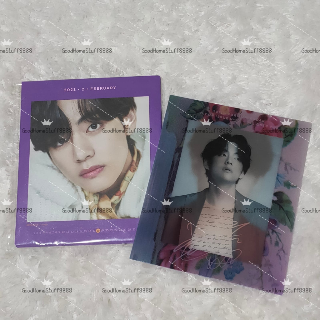 BTS DICON CALENDAR 2021 2022 KIM TAEHYUNG V OFFICIAL