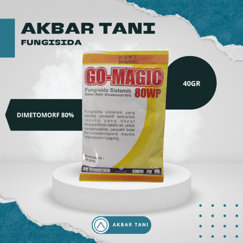Fungisida GO MAGIC 80WP Dimetomorf 80% 40GRAM
