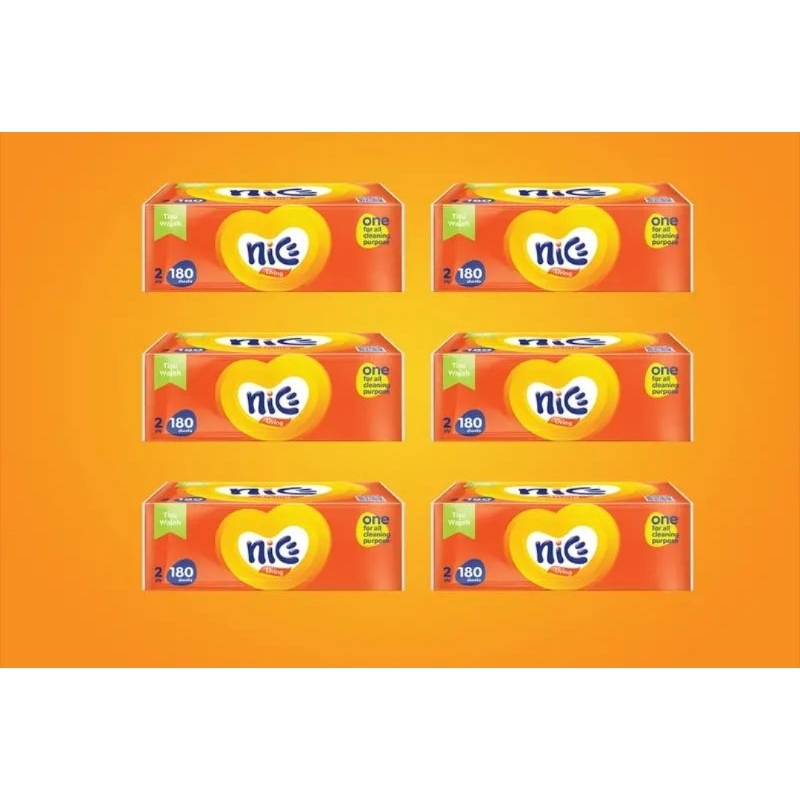 Nice 180 Sheets| Tissue Wajah| Tissue Nice Murah