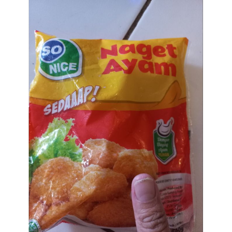

Chicken Nugget So Nice 250gram Bentuk bulat