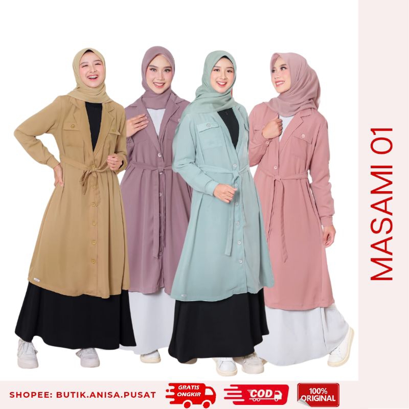 ETHICA Outer Masami 01 Cardigan Wanita