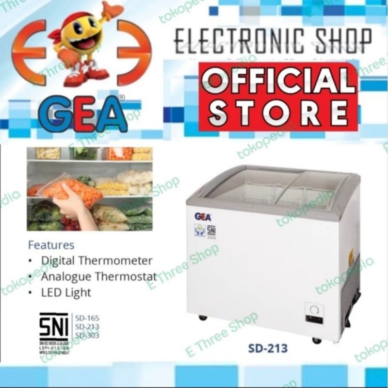 Gea Sd213 Sliding Freezer 213 L - Sd 213