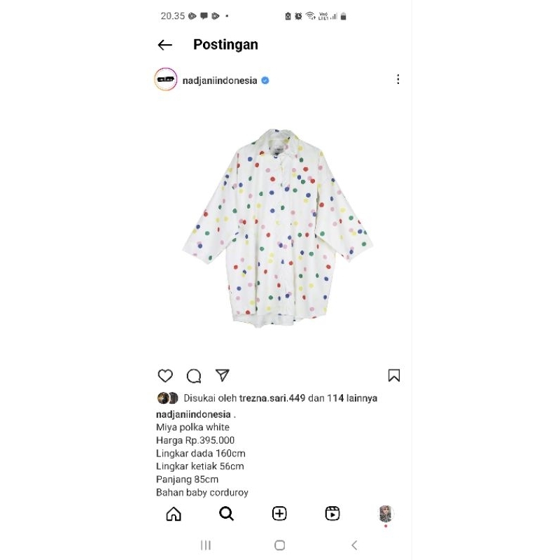 Miya Polka White by Nadjani
