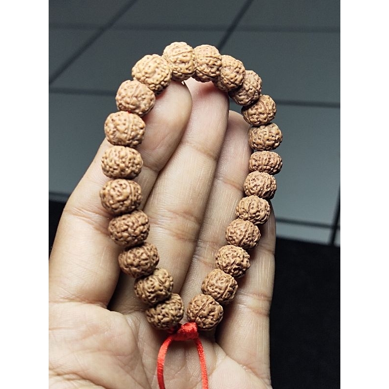 gelang jenitri rudraksha mukhi 6 size 10_13 mm
