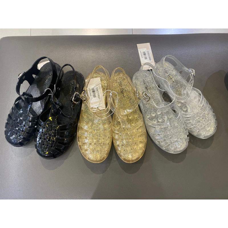 TLTSN jelly shoes audrey melis*sa possesion look like maroon hitam transparant ready stock SALE term