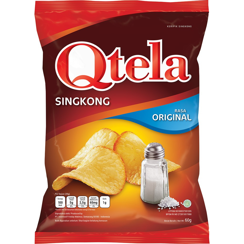 

[60 Gram] Qtela Singkong Original 60 gr