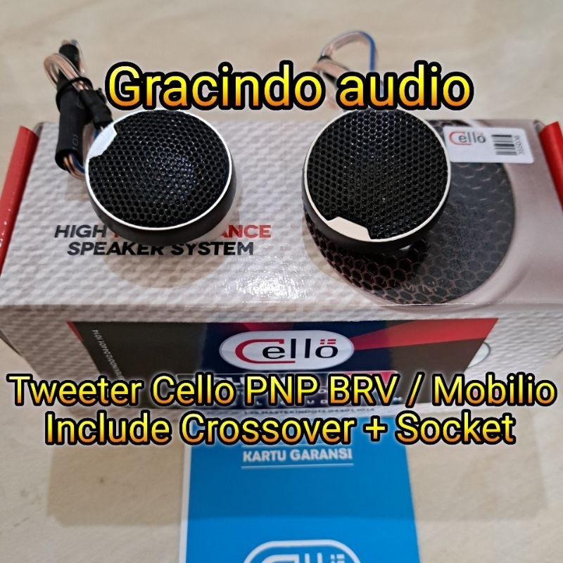 Tweeter Cello PNP Mobil Honda Mobilio / BRV / BRIO