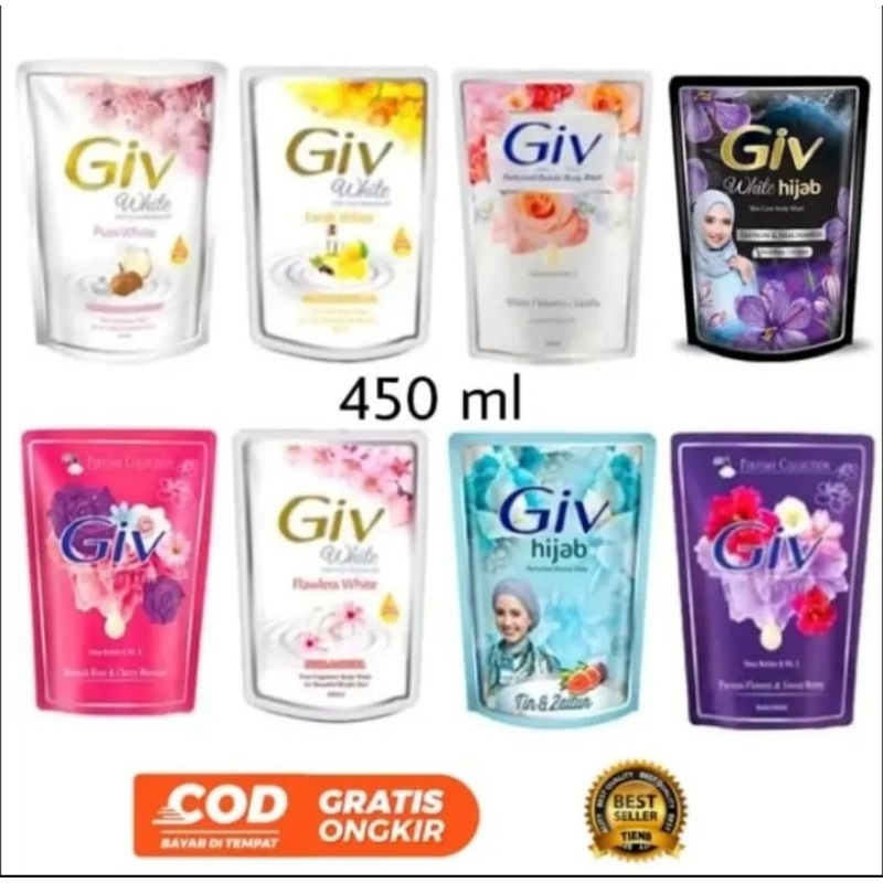 Giv Sabun Mandi Reffil 400ml - Giv Sabun Cair 400ml