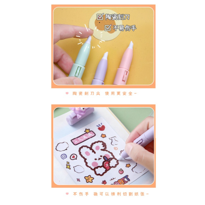 

Gunting Cutter Lucu Sanryo Zanrio 2In1 / Cute Scissors Cutter 2 In 1