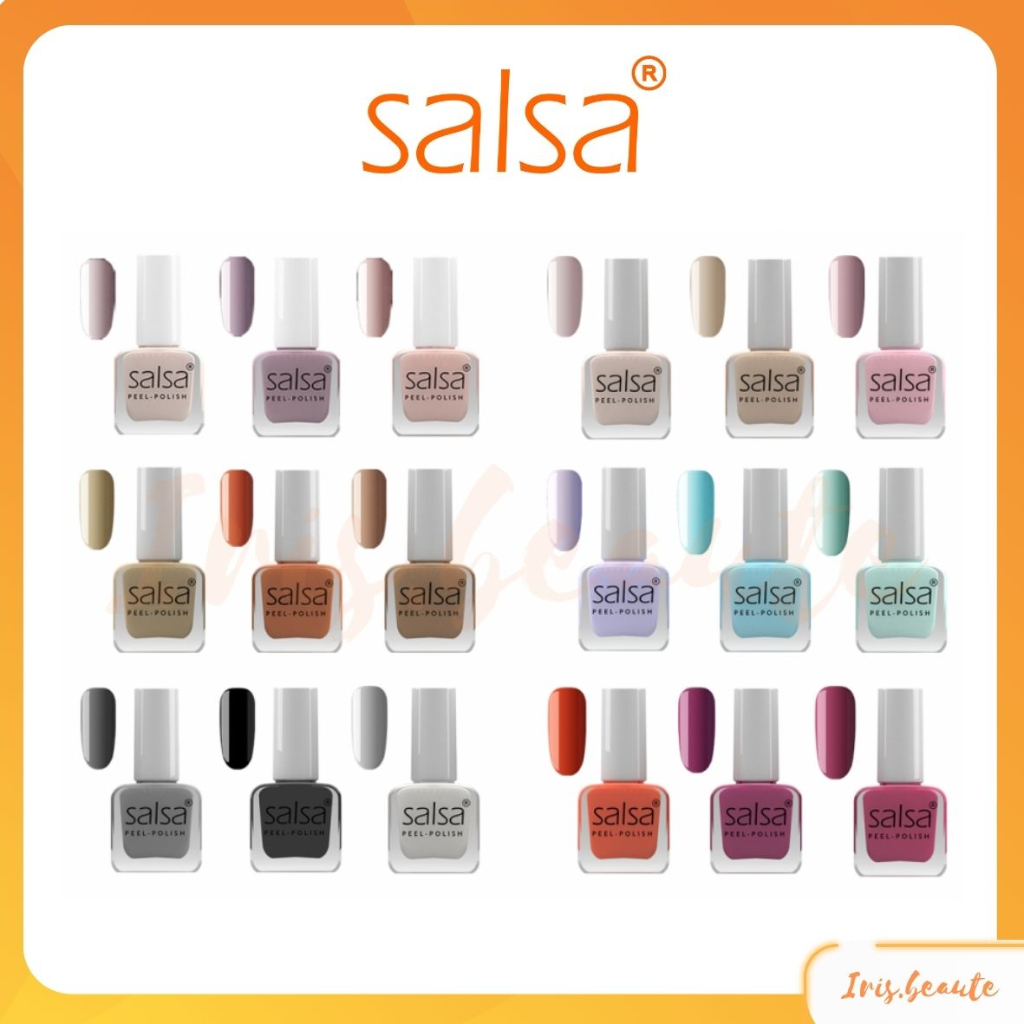 SALSA Nail Polish Peel Off / Kutek Peel Off / Cat Kuku / Kutek Halal