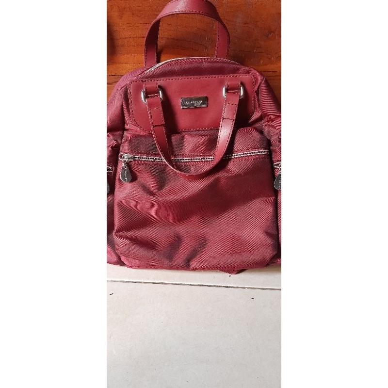 Tas Elizabeth preloved merah ransel