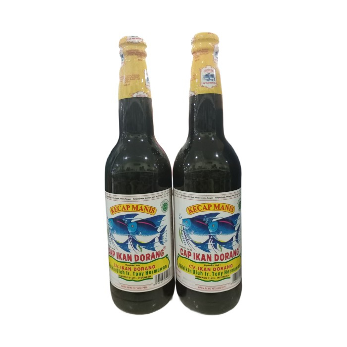 

Kecap Cap Ikan Dorang (manis) Asli Jombang / KECAP MANIS CAP IKAN DORANG BOTOL KACA 600 ML