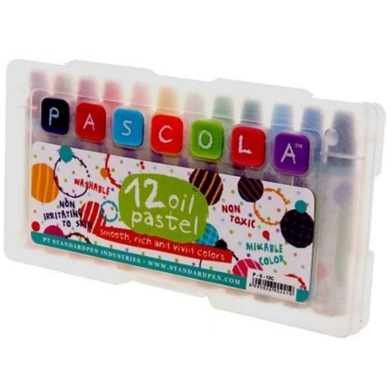 

Standard Pascola Oil Pastel 12 / Set ( Crayon / Pewarna / Coloring )