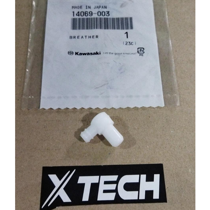 NEPEL HAWA OLI MESIN/BREATHER NEPEL HAWA NINJA 2TAK KGP 14069-003 ORIGINAL KAWASAKI