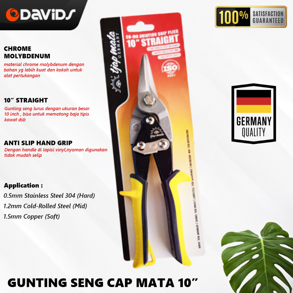 Cap Mata Gunting Seng Holo Baja Ringan Galvalum Plat