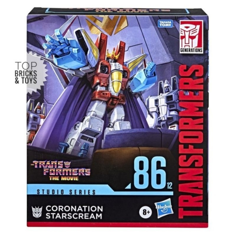 HASBRO, Transformers Studio Series 86-12 Leader Class Coronation Starscream