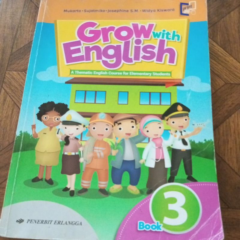 GROW with ENGLISH Kelas 3 SD/MI Penerbit Erlangga
