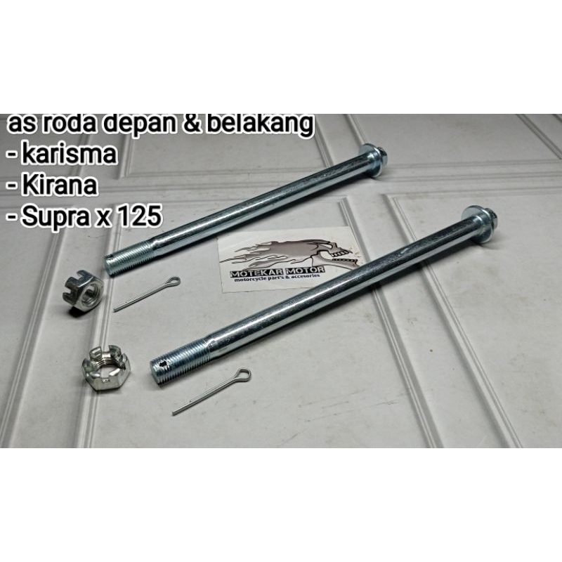 AS RODA DEPAN BELAKANG KARISMA SUPRA X 125 SUPRA X HELM IN KIRANA BLADE NEW 125