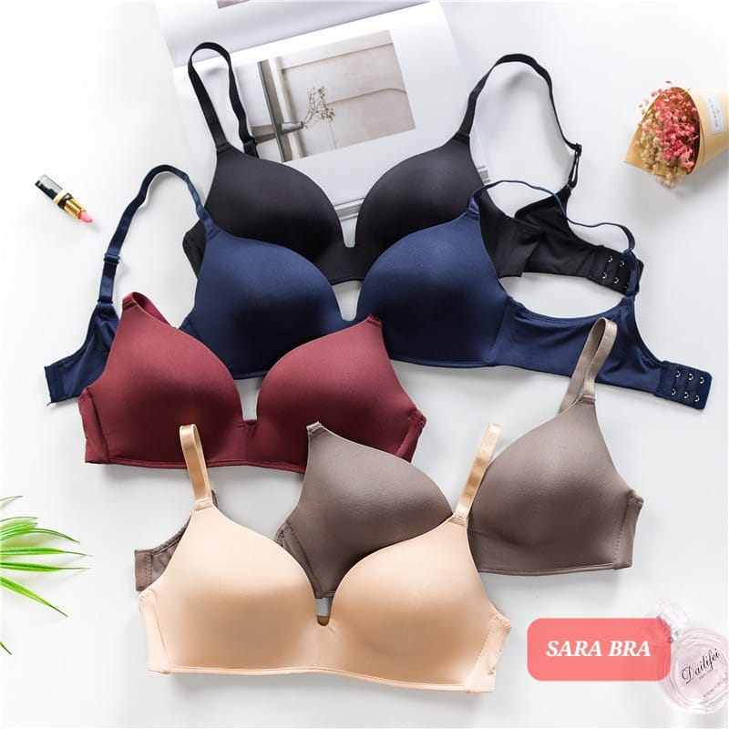 BAJUKIDDIE SARA BRA PAKAIAN DALAM WANITA BH IMPORT NYAMAN ADEM TANPA KAWAT SPORT BRA NOT SOREX IMPOR