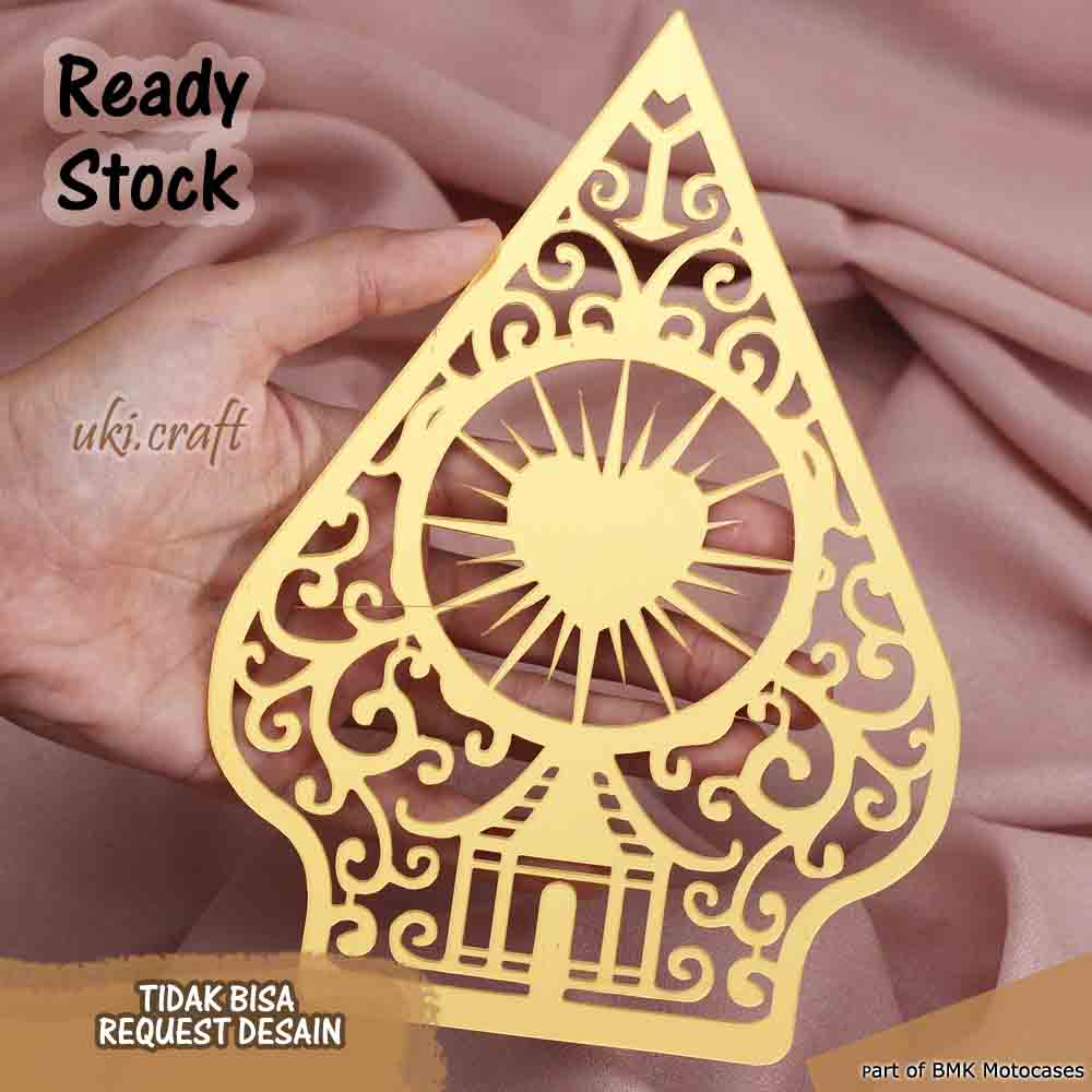 Gunungan Logo PSHT - Bahan Aksesoris Dekorasi Hiasan Mahar Gunungan Akrilik Logo PSHT