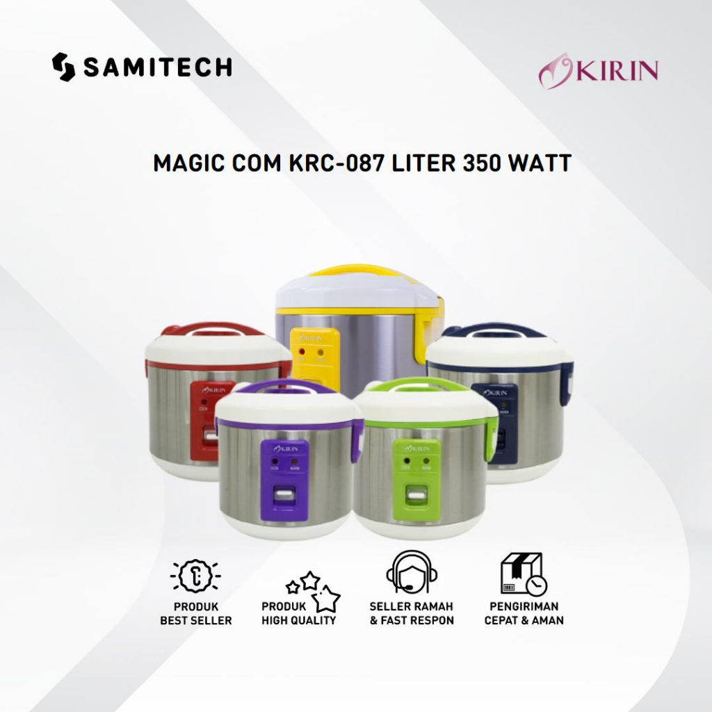 MAGIC COM KIRIN KRC-087 / KRC 087 1 LITER BERGARANSI