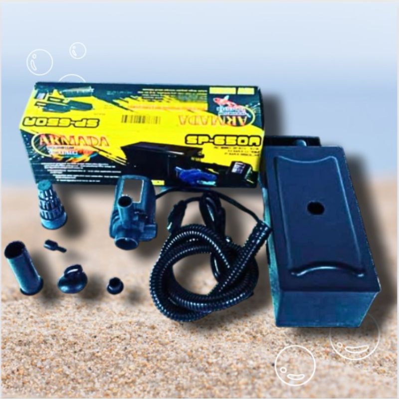 Pompa aquarium Box filter lengkap KIYOSAKI, AQURA, RECENT, TAKARI 650