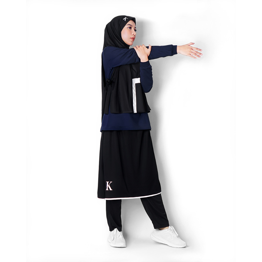 KIVITZ | K-SPORT | QIRANI SKIRT PANTS - CELANA ROK OLAHRAGA MUSLIMAH SYAR'I LONGGAR