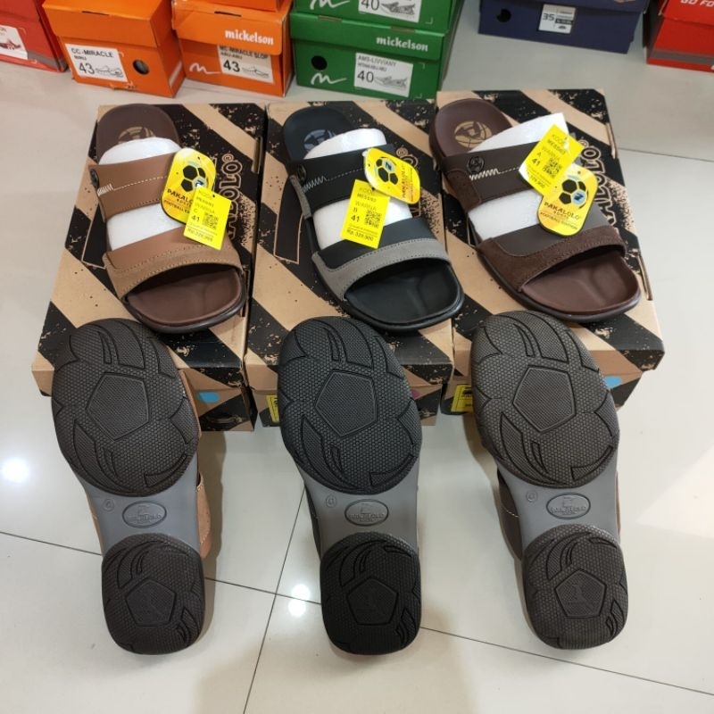 SANDAL KULIT PRIA PAKALOLO MESSI 03 TERBARU ORIGINAL