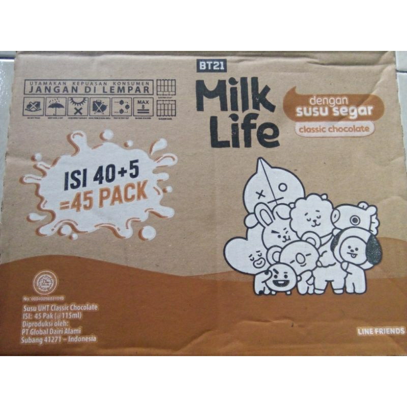 

Milk Life Susu UHT Cokelat [115 mL x 45]