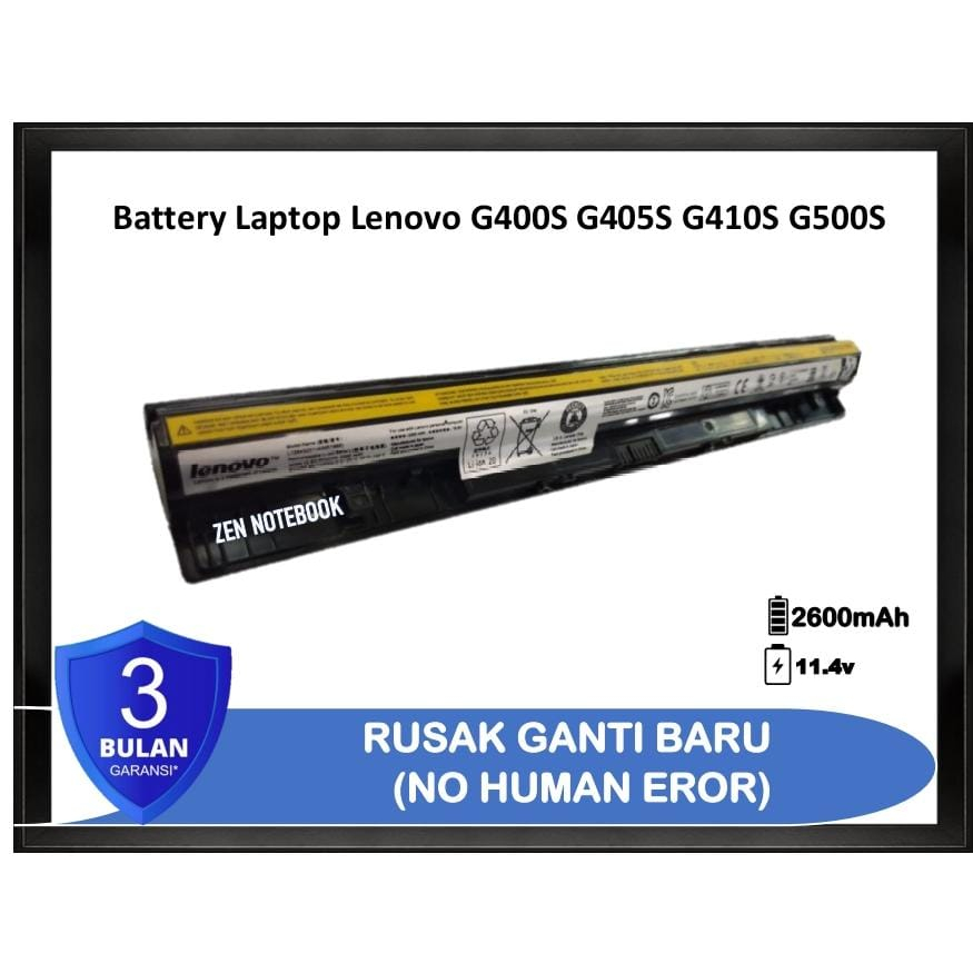 Baterai Battery Batre Laptop Lenovo G40-70 G400S G405S G410S