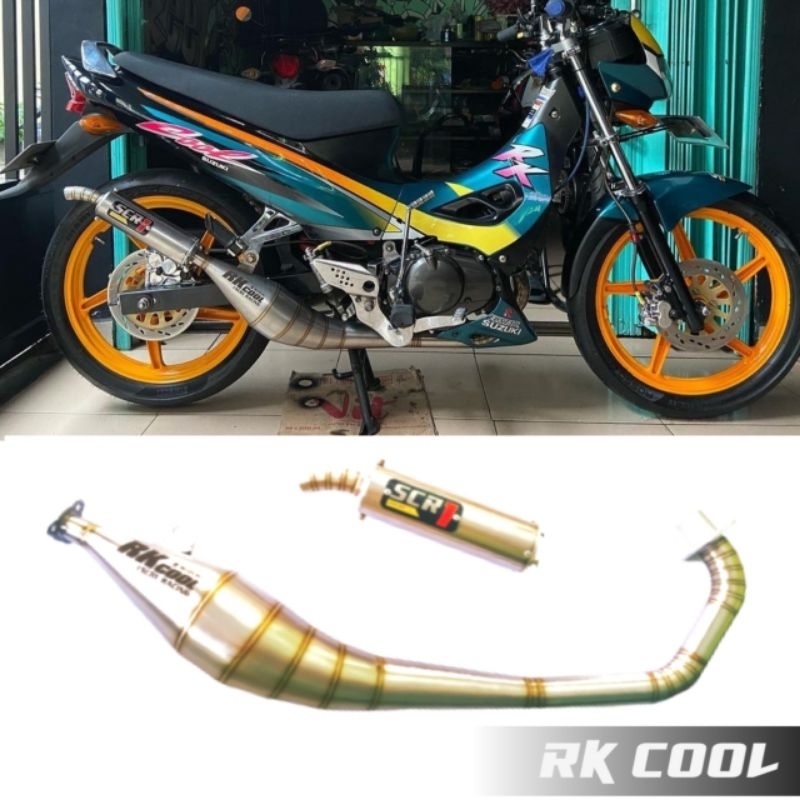 Knalpot racing RK Cool Suara garing kemrincing