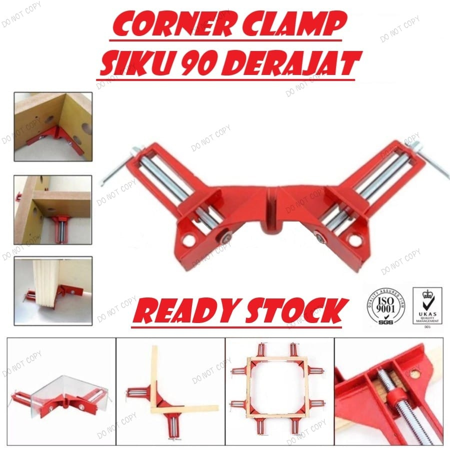 Corner Clamp Klem Sudut Siku Penjepit Mitre Right Angle 90 Derajat